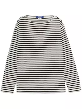 Junya Watanabe MAN полосатый свитер, белый