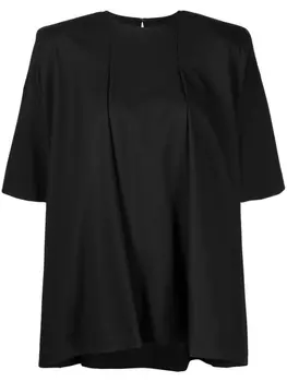 Junya Watanabe шерстяная футболка оверсайз, черный