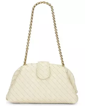 Юный клатч Lauren 1980 с цепочкой Bottega Veneta, цвет String & Muse Brass