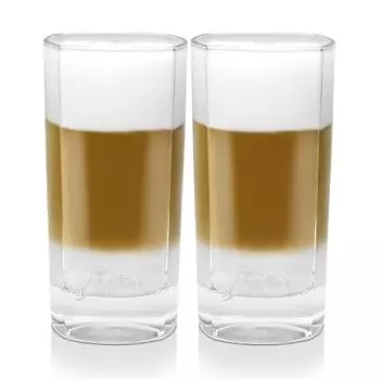 Jura Latte Macchiato, большой набор из 2 стаканов для кофе латте