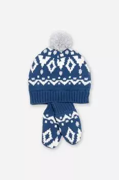 Юрский период Шляпа и митенки Темно-синие Kite, темно-синий