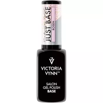JUST BASE ROSEN Hard & Long Nails УФ-светодиодный гибридный гель-лак 8 мл золотисто-розовый Victoria Vynn