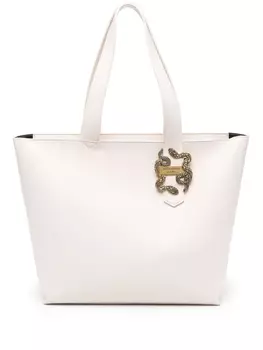 Just Cavalli декорированная сумка на плечо, серый