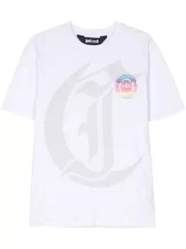 Just Cavalli футболка с логотипом, белый