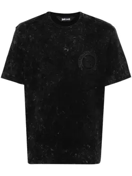 Just Cavalli футболка с логотипом, черный