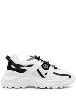 Just Cavalli массивные сетчатые кроссовки, белый