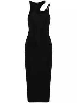 Just Cavalli платье миди из джерси, черный