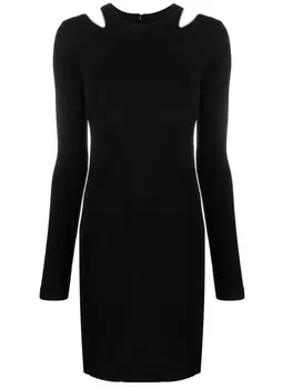 Just Cavalli платье мини с кристаллами, черный