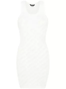 Just Cavalli платье мини с логотипом, белый