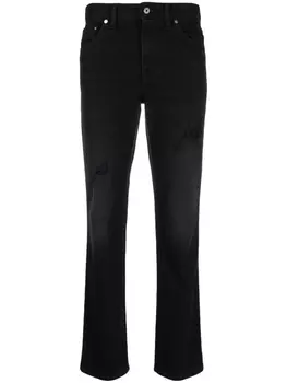 Just Cavalli прямые джинсы с завышенной талией, черный