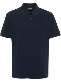 Just Cavalli рубашка поло из ткани пике, синий