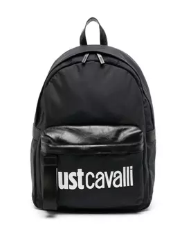 Just Cavalli рюкзак с тисненым логотипом, черный