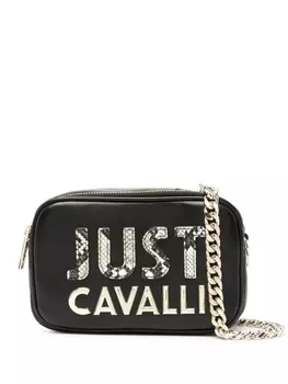 Just Cavalli сумка через плечо с логотипом, черный