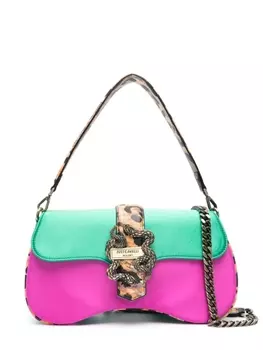 Just Cavalli сумка на плечо в стиле колор-блок, розовый