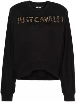 Just Cavalli толстовка с заклепками, черный