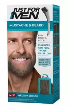 Just For Men, средне-коричневый M35, цветной гель 28 г Inna marka