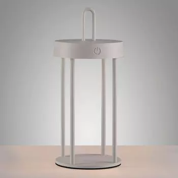 Just Light LED настольная лампа на батарейках Anselm бежевого цвета 1,5Вт 70лм IP44 284мм, бежевый