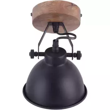 JUST LIGHT Настенный светильник «SAMIA», 1 лампочка, лампочка E14 | без лампочек, черный