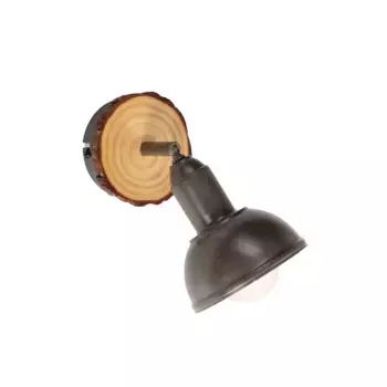 JUST LIGHT Настенный светильник «SWAMP», 1 лампочка, лампочка E27 | без лампы, эксклюзив E27, цвет holzfarben