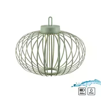 JUST LIGHT подвесной светильник "AKUBA", 1 лампочка, источник света Светодиодный модуль | Прочно встроенный светодиод, индикатор батареи 46,00 см, зеленый
