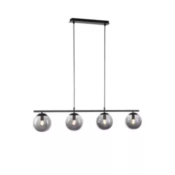 JUST LIGHT подвесной светильник «BIG WIDOW», 4 лампочки, лампа E14 | без лампочки, эксклюзив Е14, черный