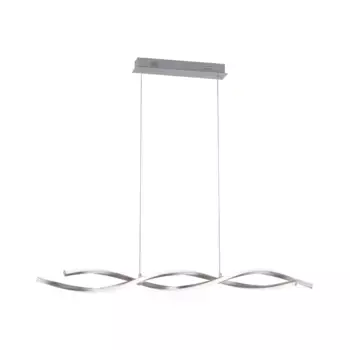 JUST LIGHT подвесной светильник "Ls-SWING" Высота: 120 см, цвет edelstahlfarben