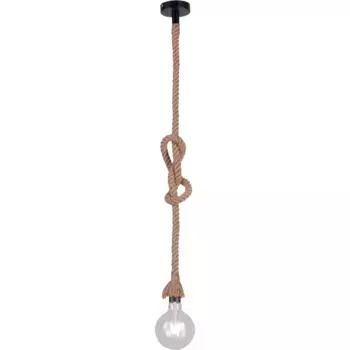 JUST LIGHT подвесной светильник «ROPE», 1 лампочка, лампа E27 | без лампочки, подвесной светильник, подвесной светильник, черный