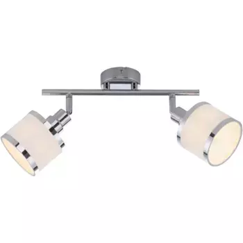 JUST LIGHT Потолочный светильник «ACCOR», 2 лампочки, лампа E14 | без лампочки, эксклюзив Е14, цвет chrom