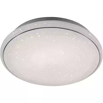 JUST LIGHT Потолочный светильник «JUPITER», 1 лампочка, источник света Светодиодная панель | Постоянно встроенный светодиод, 3-ступенчатый CCT, контроль цветовой температуры 3000K/4000K/5000K, белый