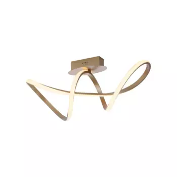 JUST LIGHT Потолочный светильник «MARIA», 1 лампочка, источник света Светодиодная панель | Постоянно встроенный светодиод, светодиод, с регулировкой яркости, Switchmo, с регулировкой яркости, Switchmo, цвет messingfarben matt