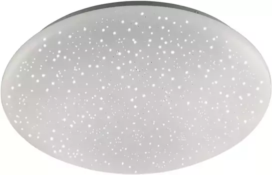 JUST LIGHT потолочный светильник "SKYLER", 1 лампочка, источник света Светодиодная панель | Постоянно встроенный светодиод, RGB+W 39 см, Высота: 12 см, белый