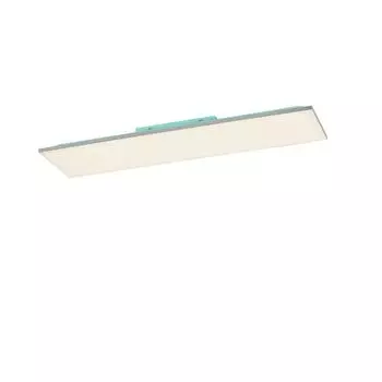 JUST LIGHT Светодиодная панель GUSTAV, продолговатая RGB-подсветка, CCT, дистанционное управление, регулируемая, белая Гостиные, например, гостиная, столовая, спальня, детская, прихожая, кабинет 15601-16, белый