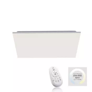 JUST LIGHT Светодиодный потолочный светильник CANVAS CCT PANEL Изменение цветовой температуры Теплый белый Холодный белый Белый Жилая зона, например, гостиная, спальня, столовая, кухня, ванная комната, коридор, кабинет/кабинет 15552-16