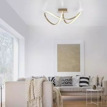 Just Light Светодиодный потолочный светильник Maria в золоте 15,5Вт 2200лм, золото