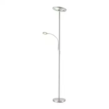 JUST LIGHT Торшер "Ls-ROCCO" Рост: 195 см, цвет edelstahlfarben