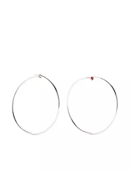 Justine Clenquet серьги Justin, серебряный