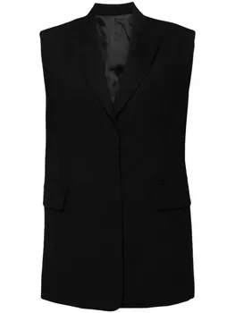 Juun.J блейзер без рукавов, черный