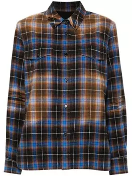 Juun.J клетчатая рубашка