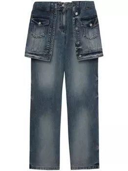 Juun.J многослойные джинсы, синий