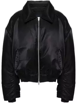 Juun.J пуховик с заостренным воротником, черный