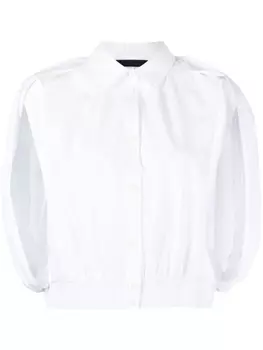 Juun.J рубашка-кейп, белый
