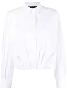 Juun.J укороченная рубашка, белый