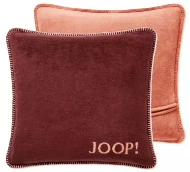 ЙУУП! Чехол на подушку Uni Doubleface цвет Бордо-Оранжевый размер 50х50см Joop