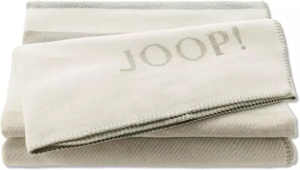 ЙУУП! Плед ставень цветной натуральный размер 150 х 200 Joop