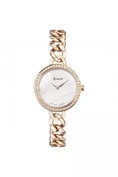 Ювелирные женские классические аналоговые часы из нержавеющей стали - 78009 Accurist, белый