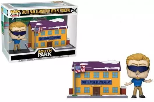 Южный парк – поп-город № 24 – элементарная школа Южного парка с директором ПК Funko