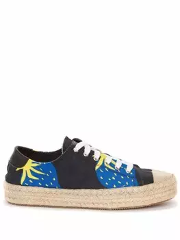JW Anderson эспадрильи с принтом, черный