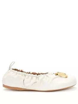 JW Anderson балетки JWA, белый