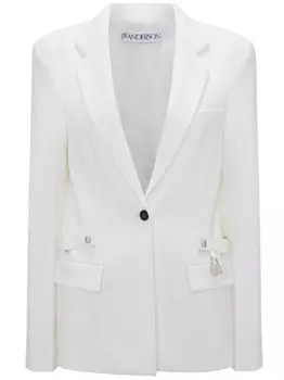 JW Anderson блейзер на пуговицах, белый