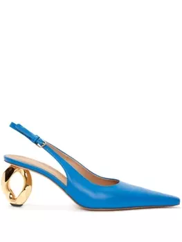 JW Anderson босоножки с ремешком на пятке, синий